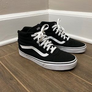 Vans canvas high top sneakers - size 9